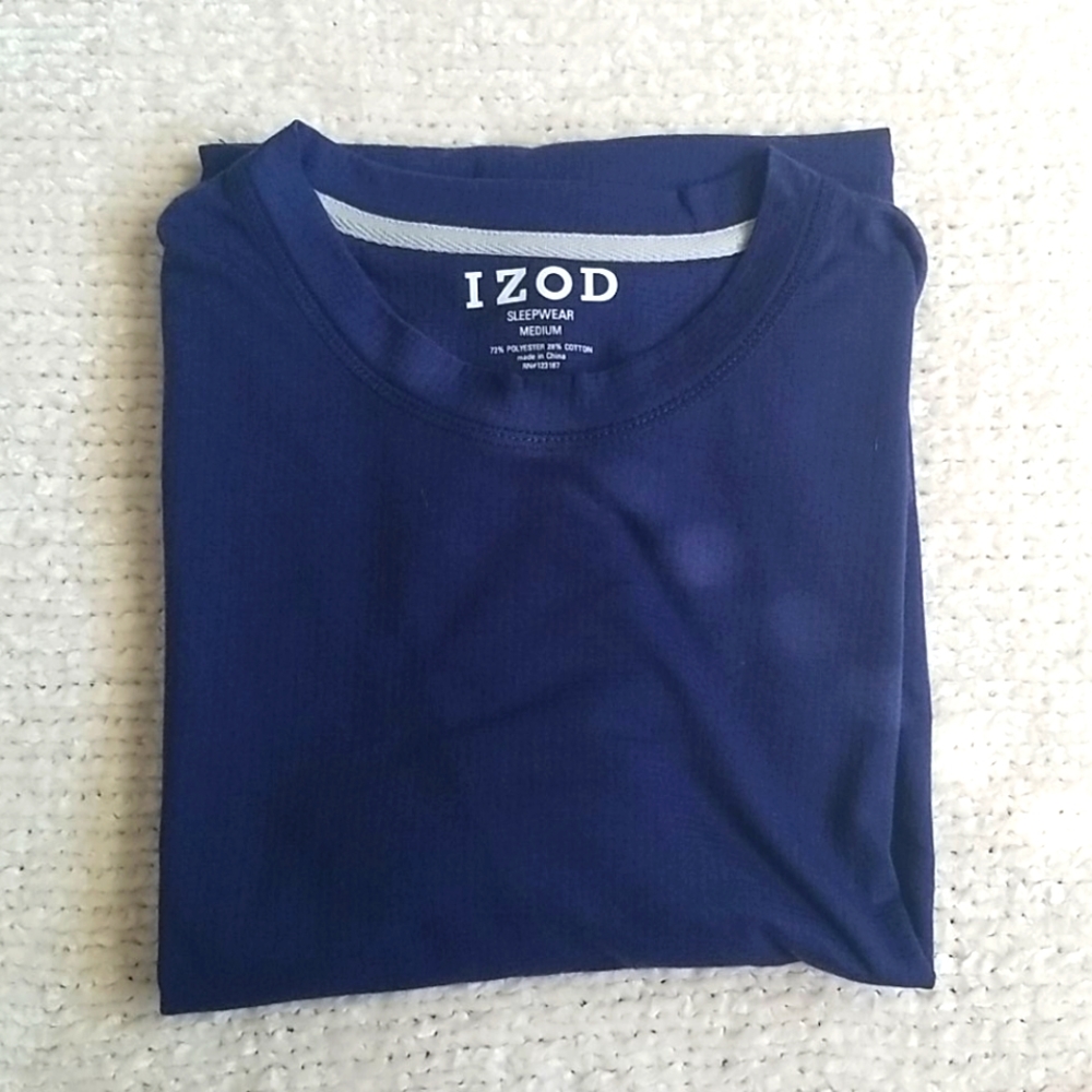 MEN'S IZOD Navy Shirt. NWT